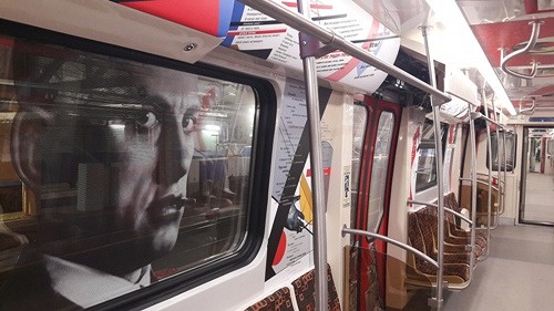 В метро Петербурга запустили литературный поезд 