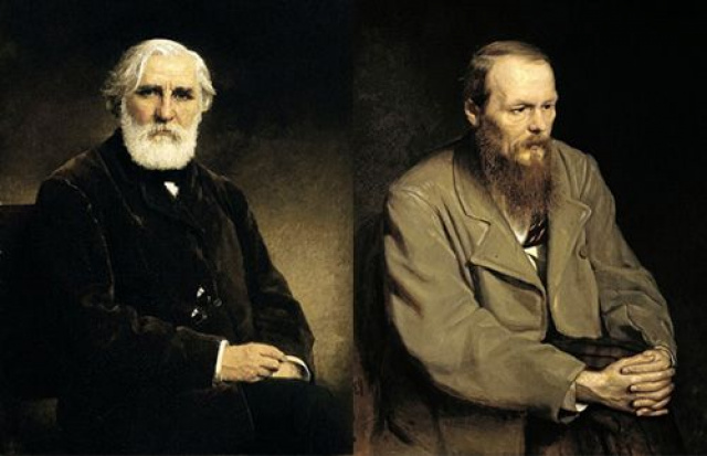 Выставка «Достоевский и Тургенев. Игра в портреты» проходит в Петербурге