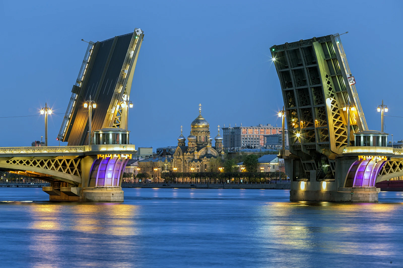 Разводные мосты в Санкт-Петербурге в 2026 году: какие мосты разводят и во сколько