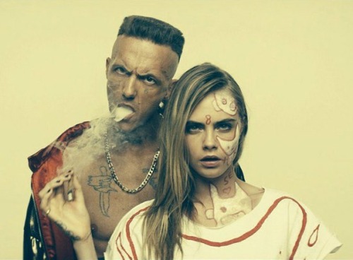 Die Antwoord сняли клип с Мэрилином Мэнсоном и Карой Делевинь