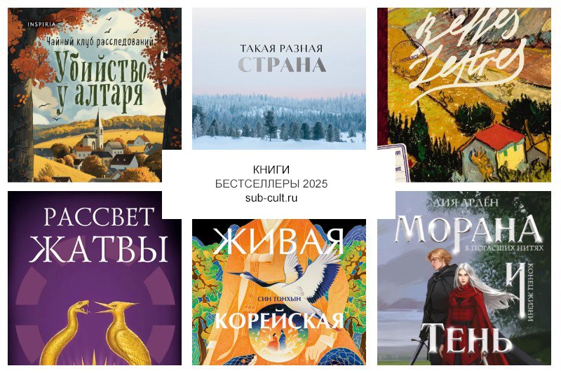 Книжные бестселлеры 2025
