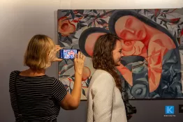 Открытие выставки IDENTIFY OF SIDES в рамках нового фестиваля «Арт-Массштаб» в галерее «Дебош»